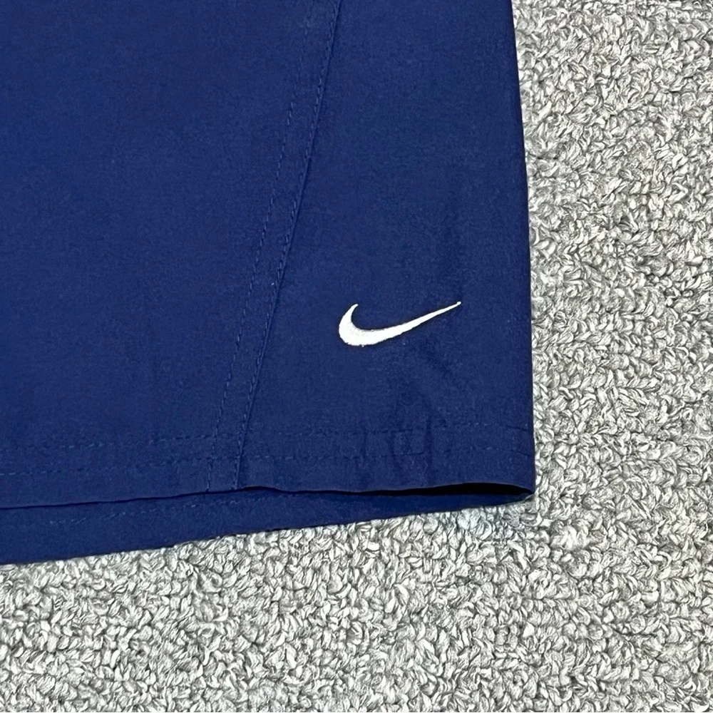 Vintage Y2K Nike Silver Tag Shorts Mens Size XL Navy Blue Athletic Drawstring